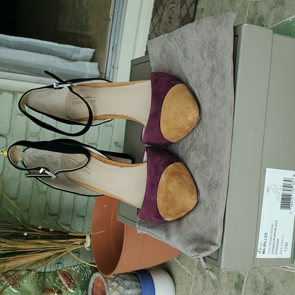 BCBG Maxazria Ma-Billee Colorblock Block Heels